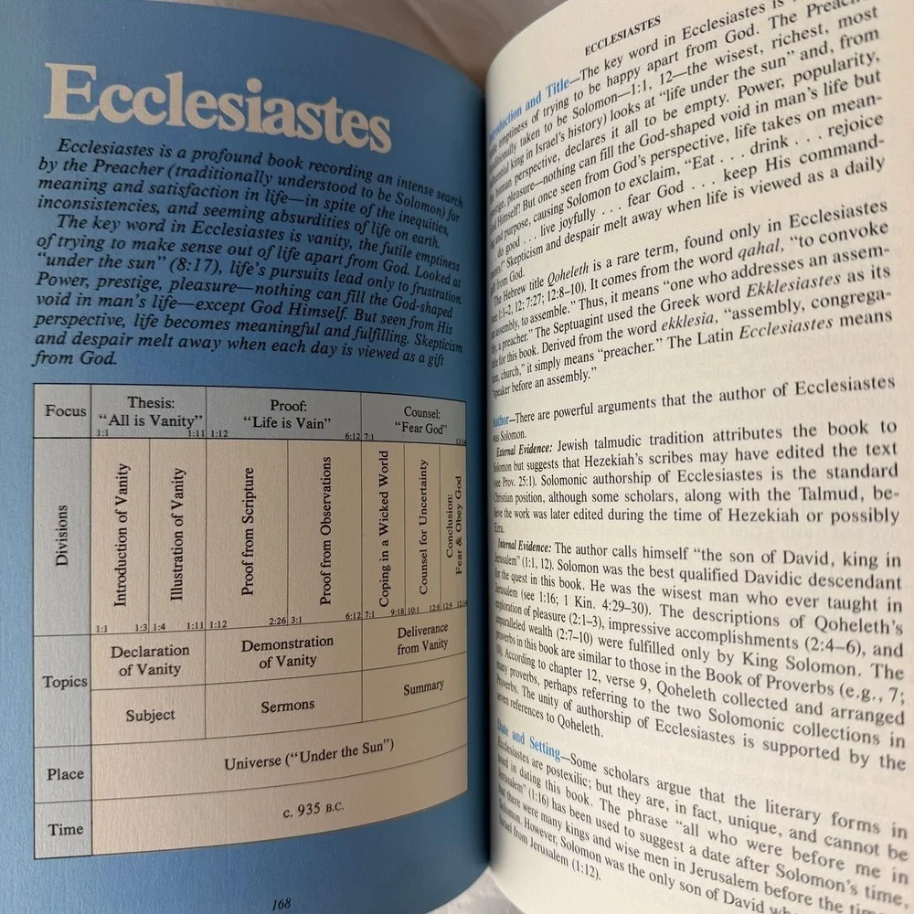 Talk Thru the Old Testament Hardcover Book 1983 Study Guide Volume I Religious